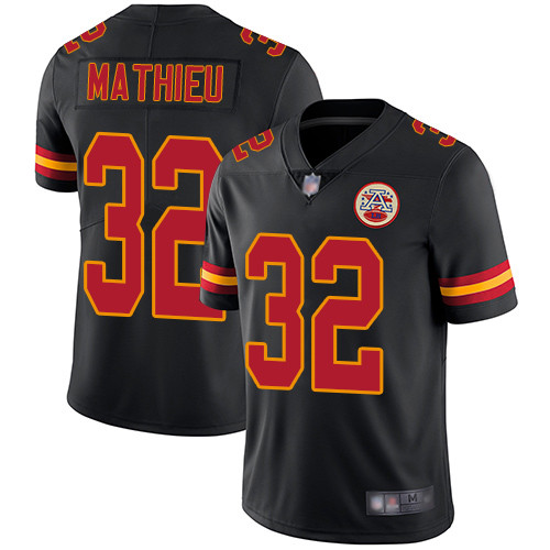 Chiefs #32 Tyrann Mathieu Black Youth Stitched Football Limited Rush Jersey Chiefs #32 Tyrann Mathieu Black Youth Stitched Football Limited Rush Jersey