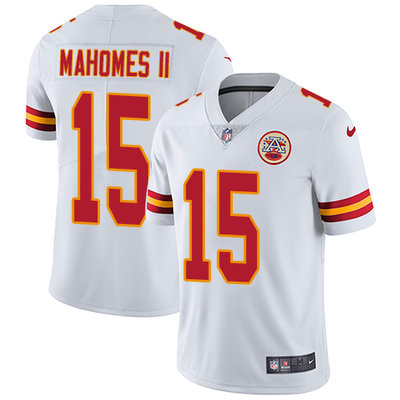 Nike Chiefs #15 Patrick Mahomes II White Youth Stitched NFL Vapor Untouchable Limited Jersey Nike Chiefs #15 Patrick Mahomes II White Youth Stitched NFL Vapor Untouchable Limited Jersey