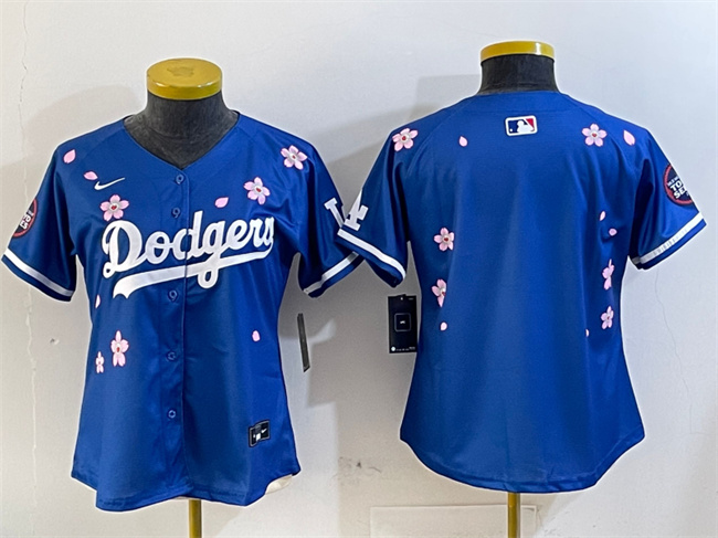 Youth Los Angeles Dodgers Blank Royal 2025 Tokyo Series Limited Stitched Baseball Jersey Youth Los Angeles Dodgers Blank Royal 2025 Tokyo Series Limited Stitched Baseball Jersey