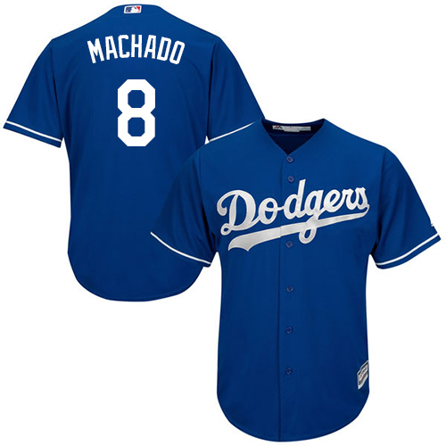 Dodgers #8 Manny Machado Blue Cool Base Stitched Youth Baseball Jersey Dodgers #8 Manny Machado Blue Cool Base Stitched Youth Baseball Jersey
