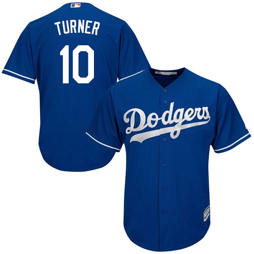 Dodgers #10 Justin Turner Blue Cool Base Stitched Youth MLB Jersey Dodgers #10 Justin Turner Blue Cool Base Stitched Youth MLB Jersey