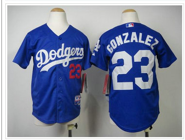 Youth MLB Los Angeles Dodgers #23 Adrian Gonzalez Blue Cool Base Stitched Jersey Youth MLB Los Angeles Dodgers #23 Adrian Gonzalez Blue Cool Base Stitched Jersey