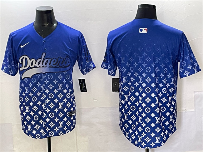 Men's Los Angeles Dodgers Blank Blue Limited Stitched Baseball Jersey Men's Los Angeles Dodgers Blank Blue Limited Stitched Baseball Jersey
