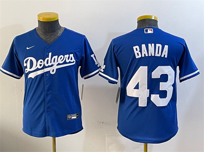 Men's Los Angeles Dodgers #43 Anthony Banda Royal Alternate Limited Stitched Baseball Jersey Men's Los Angeles Dodgers #43 Anthony Banda Royal Alternate Limited Stitched Baseball Jersey