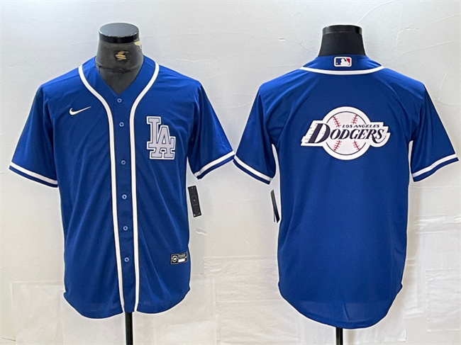 Men's Los Angeles Dodgers Team Big Logo Blue Cool Base Stitched Baseball Jerseys 1 Men's Los Angeles Dodgers Team Big Logo Blue Cool Base Stitched Baseball Jerseys 1