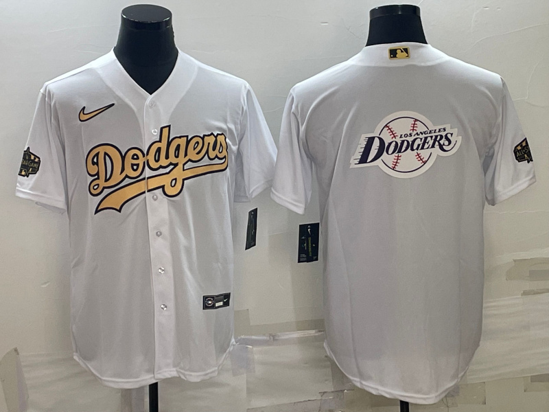 Men's Los Angeles Dodgers White Team Big Logo Cool Base Stitched Baseball Jerseys Men's Los Angeles Dodgers White Team Big Logo Cool Base Stitched Baseball Jerseys