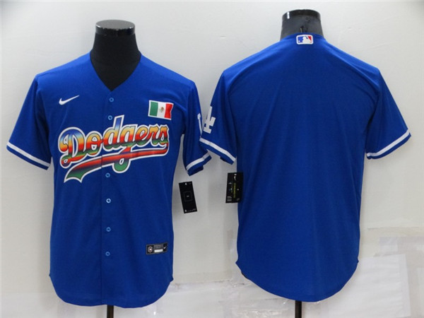 Men's Los Angeles Dodgers Blank Royal Stitched Baseball Jersey Men's Los Angeles Dodgers Blank Royal Stitched Baseball Jersey