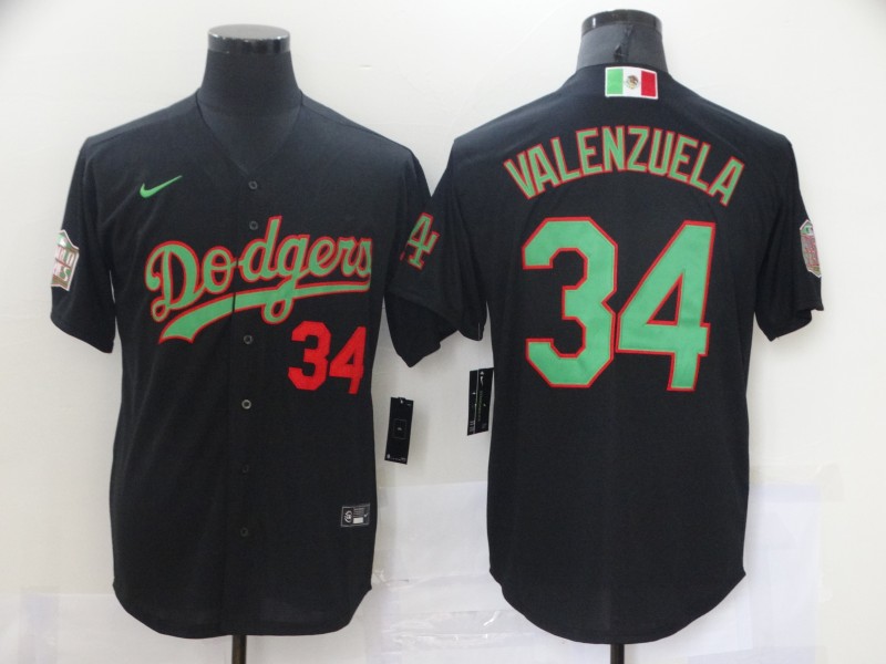 Dodgers 34 Fernando Valenzuela Black World Series Nike Cool Base Jersey Dodgers 34 Fernando Valenzuela Black World Series Nike Cool Base Jersey