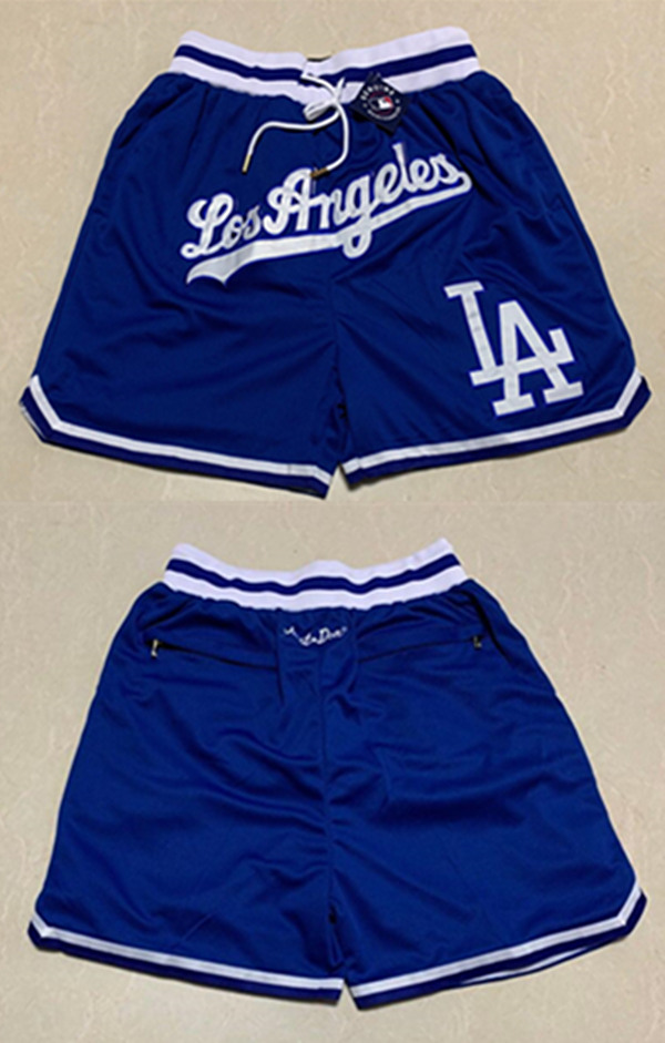 Men's Los Angeles Dodgers Blue Shorts (Run Small) Men's Los Angeles Dodgers Blue Shorts (Run Small)