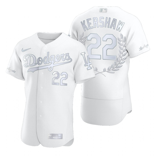 Dodgers 22 Clayton Kershaw White Nike Flexbase Fashion Jersey Dodgers 22 Clayton Kershaw White Nike Flexbase Fashion Jersey