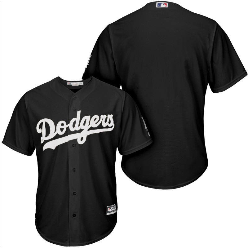 Dodgers Blank Black Turn Back The Clock Cool Base Jersey Dodgers Blank Black Turn Back The Clock Cool Base Jersey