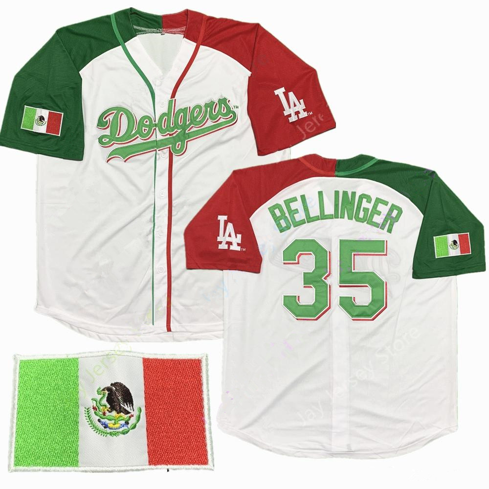 Dodgers Mexican #35 Cody Bellinger Baseball Jersey Dodgers Mexican #35 Cody Bellinger Baseball Jersey
