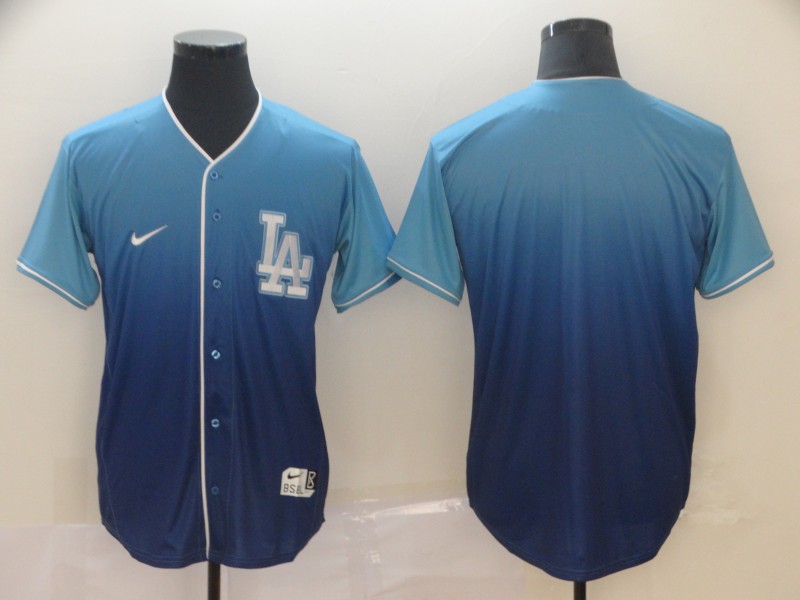 Dodgers Blank Blue Drift Fashion Jersey Dodgers Blank Blue Drift Fashion Jersey