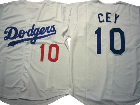 Dodgers 10 Ron Cey Gray Cool Base Jersey Dodgers 10 Ron Cey Gray Cool Base Jersey