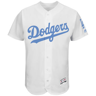 Men's Los Angeles Dodgers Majestic White Father's Day FlexBase Team Jersey Men's Los Angeles Dodgers Majestic White Father's Day FlexBase Team Jersey