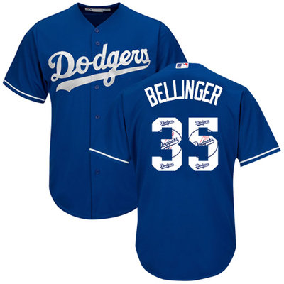 Dodgers #35 Cody Bellinger Blue Team Logo Fashion Stitched MLB Jersey Dodgers #35 Cody Bellinger Blue Team Logo Fashion Stitched MLB Jersey