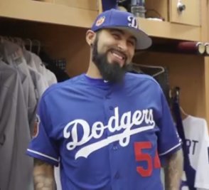 Los Angeles Dodgers #54 Sergio Romo Sergio Romo Blue Flexbase Authentic Collection Stitched MLB Jersey Los Angeles Dodgers #54 Sergio Romo Sergio Romo Blue Flexbase Authentic Collection Stitched MLB Jersey