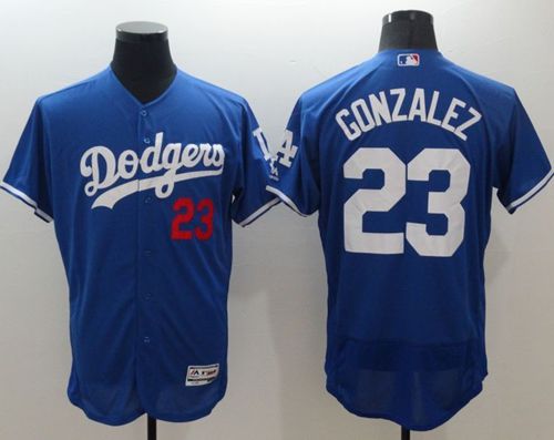 Dodgers #23 Adrian Gonzalez Blue Flexbase Authentic Collection Stitched MLB Jersey Dodgers #23 Adrian Gonzalez Blue Flexbase Authentic Collection Stitched MLB Jersey