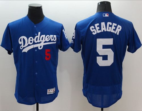 Dodgers #5 Corey Seager Blue Flexbase Authentic Collection Stitched MLB Jersey Dodgers #5 Corey Seager Blue Flexbase Authentic Collection Stitched MLB Jersey