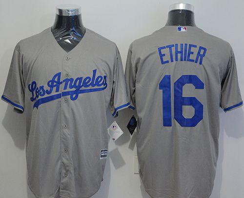 Dodgers #16 Andre Ethier Grey New Cool Base Stitched MLB Jersey Dodgers #16 Andre Ethier Grey New Cool Base Stitched MLB Jersey