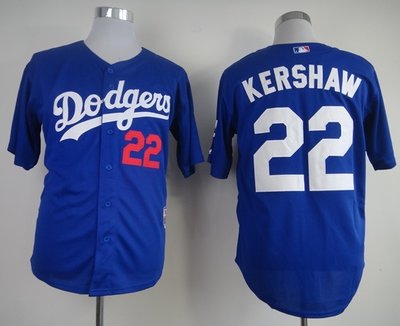 Los Angeles Dodgers #22 Clayton Kershaw Blue New Cool Base Stitched Baseball Jersey Los Angeles Dodgers #22 Clayton Kershaw Blue New Cool Base Stitched Baseball Jersey