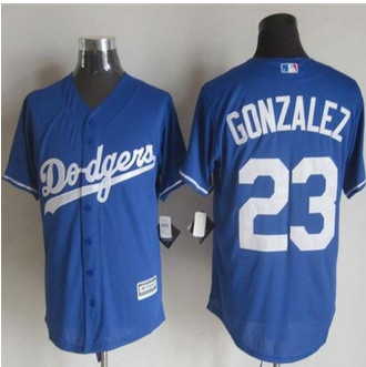 Los Angeles Dodgers #23 Adrian Gonzalez Blue New Cool Base Stitched Baseball Jersey Los Angeles Dodgers #23 Adrian Gonzalez Blue New Cool Base Stitched Baseball Jersey