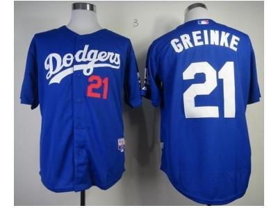 mlb jerseys los angeles dodgers #21 greinke blue mlb jerseys los angeles dodgers #21 greinke blue