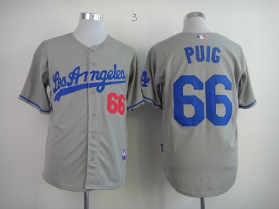 mlb jerseys los angeles dodgers #66 puig grey mlb jerseys los angeles dodgers #66 puig grey