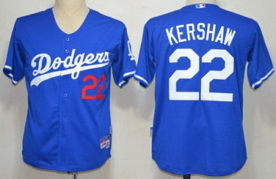 Los Angels Dodgers #22 Clayton Kershaw Blue MLB Jerseys Los Angels Dodgers #22 Clayton Kershaw Blue MLB Jerseys