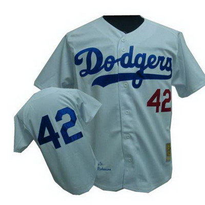 Jackie Robinson Los Angeles Dodgers 42 White MN Jerseys Jackie Robinson Los Angeles Dodgers 42 White MN Jerseys