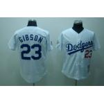 mlb los angeles dodgers #23 gibson m&n white mlb los angeles dodgers #23 gibson m&n white