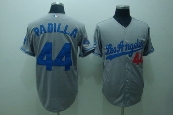 Los Angeles Dodgers 44 Padilla Grey Jerseys Cool base Stitched MLB Jersey Los Angeles Dodgers 44 Padilla Grey Jerseys Cool base Stitched MLB Jersey