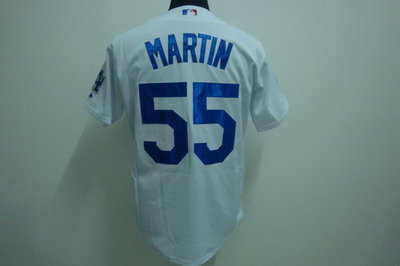 Los Angeles Dodgers 55 MARTIN White Los Angeles Dodgers 55 MARTIN White