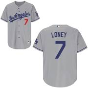 Los Angeles Dodgers Ja7 Road Jersey grey Los Angeles Dodgers Ja7 Road Jersey grey