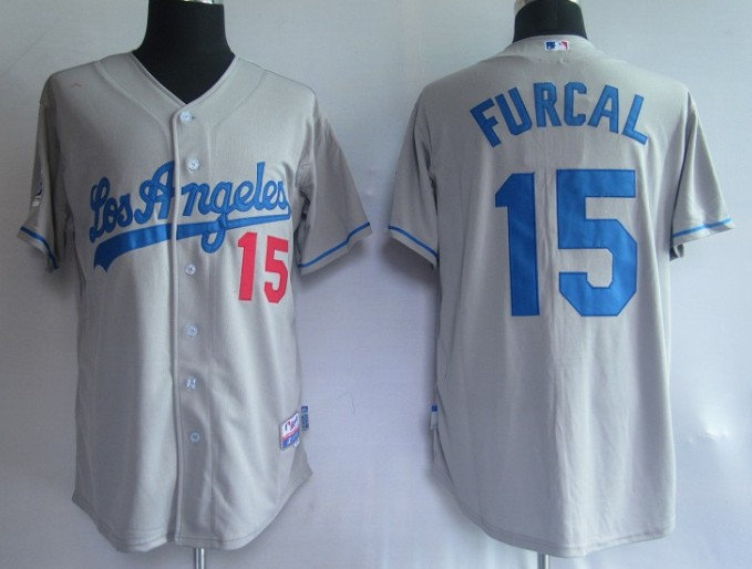 MLB Jerseys Los Angeles Dodgers 15# Furcal Grey MLB Jerseys Los Angeles Dodgers 15# Furcal Grey