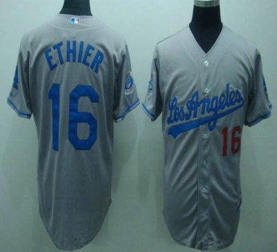 MLB Jerseys Los Angeles Dodgers 16# ETHIER Grey MLB Jerseys Los Angeles Dodgers 16# ETHIER Grey