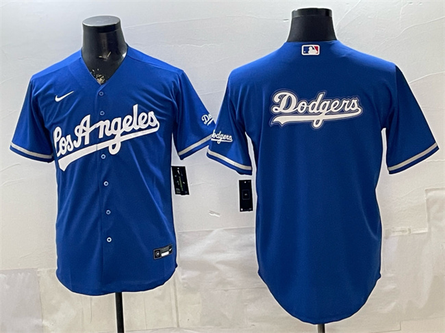 Men's Los Angeles Dodgers Team Big Logo Royal Alternate Stadium Stitched Baseball Jerseys Men's Los Angeles Dodgers Team Big Logo Royal Alternate Stadium Stitched Baseball Jerseys