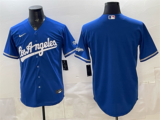 Men's Los Angeles Dodgers Blank Royal Alternate Stadium Stitched Baseball Jersey Men's Los Angeles Dodgers Blank Royal Alternate Stadium Stitched Baseball Jersey