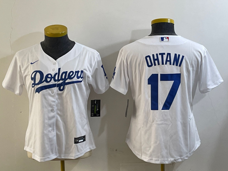 Women's Los Angeles Dodgers #17 Miguel Vargas White Cool Base Stitched Baseball Jersey Women's Los Angeles Dodgers #17 Miguel Vargas White Cool Base Stitched Baseball Jersey
