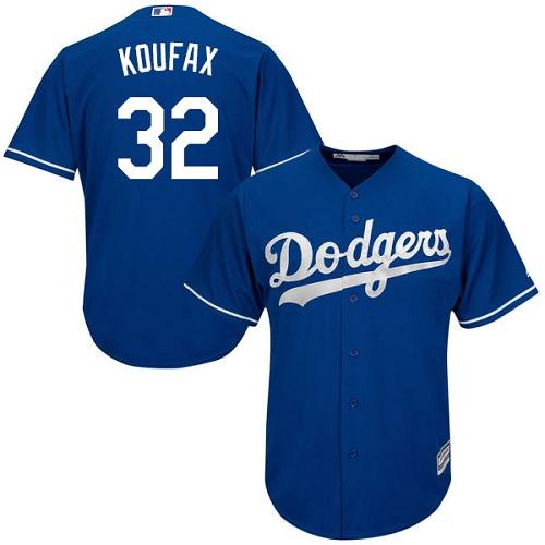 Dodgers #32 Sandy Koufax Blue Alternate Women's Stitched MLB Jersey Dodgers #32 Sandy Koufax Blue Alternate Women's Stitched MLB Jersey