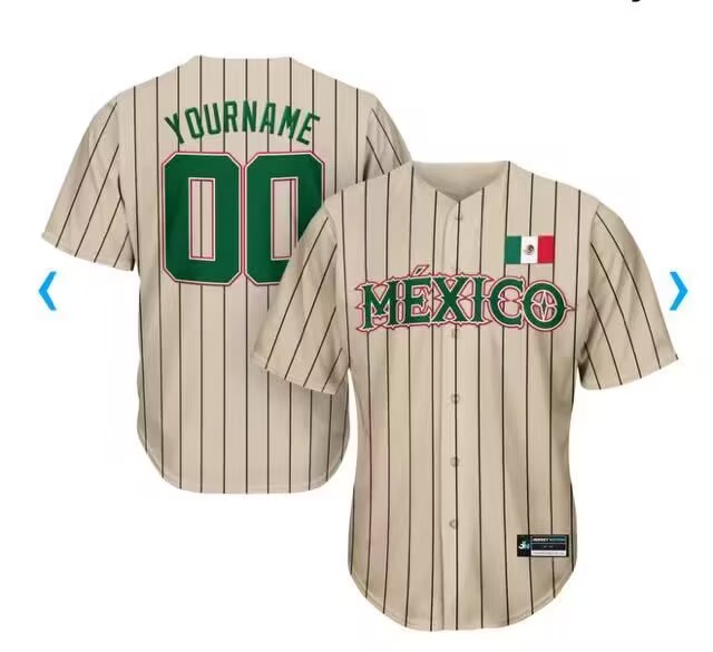 Men's Mexico Baseball Jersey Men's Mexico Baseball Jersey