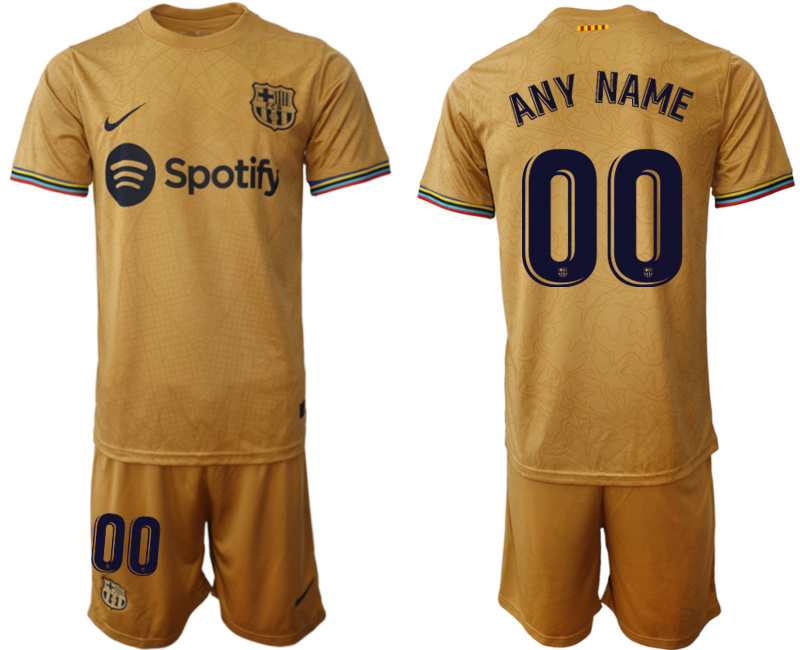 2022-23 Men's Custom Barcelona Away Jersey 2022-23 Men's Custom Barcelona Away Jersey