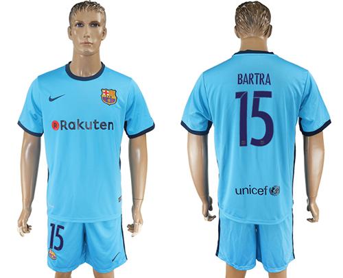 Barcelona #15 Bartra Away Soccer Club Jersey Barcelona #15 Bartra Away Soccer Club Jersey