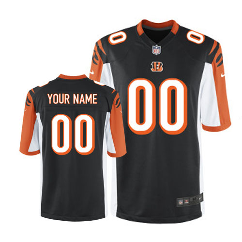 Nike Cincinnati Bengals Customized Game Black Jerseys Nike Cincinnati Bengals Customized Game Black Jerseys