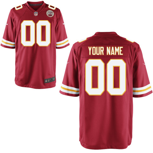 Nike Kansas City Chiefs Customized Game Red Jerseys Nike Kansas City Chiefs Customized Game Red Jerseys