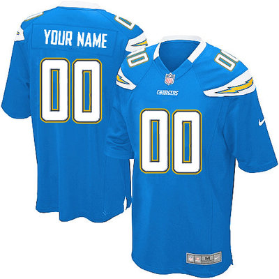 Nike San Diego Chargers Customized Game Baby Blue Jerseys Nike San Diego Chargers Customized Game Baby Blue Jerseys