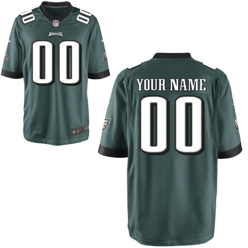 Nike Philadelphia Eagles Customized Game Green Jerseys Nike Philadelphia Eagles Customized Game Green Jerseys
