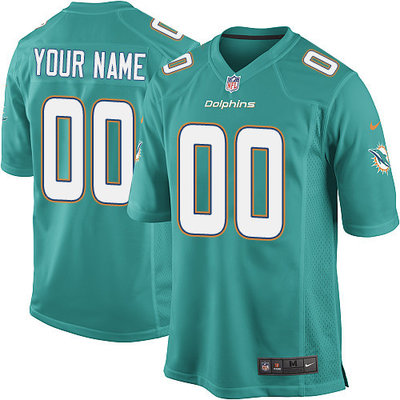 Nike Miami Dolphins Customized New Game Green Jerseys Nike Miami Dolphins Customized New Game Green Jerseys