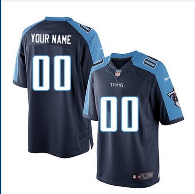 Men's Nike Tennessee Titans Customized Limited Navy Blue Alternate NFL Jersey Men's Nike Tennessee Titans Customized Limited Navy Blue Alternate NFL Jersey