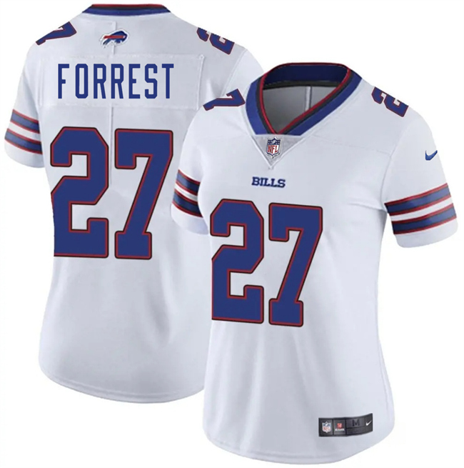 Women's Buffalo Bills #27 Darrick Forrest White Vapor Stitched Football Jersey(Run Small) Women's Buffalo Bills #27 Darrick Forrest White Vapor Stitched Football Jersey(Run Small)